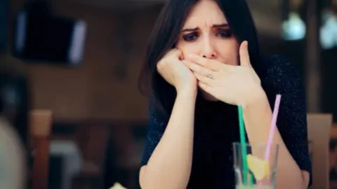 No dejaba de eructar