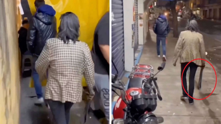 madre saca a hijo de micheladas a cinturonazos