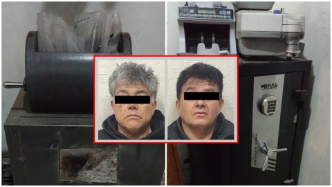 Dos ladrones fueron descubiertos en pleno robo a caseta en Edomex y revelan quién los contrató.