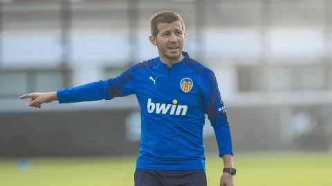 Albert Celades como entrenador del Valencia