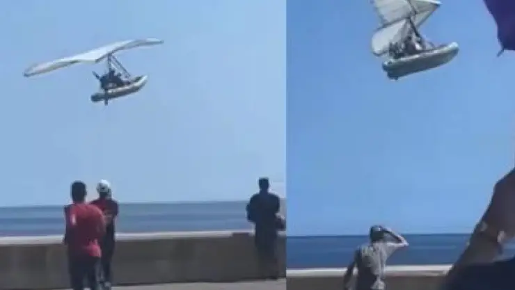 Video Balsa voladora es captada en La Habana, Cuba