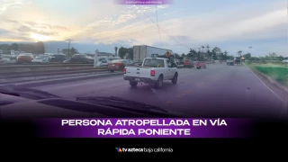 atropellado en Vía Rápida