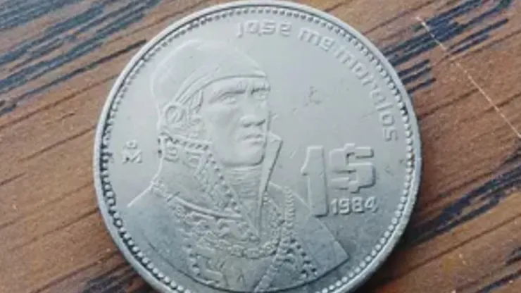 Moneda de un peso 1984