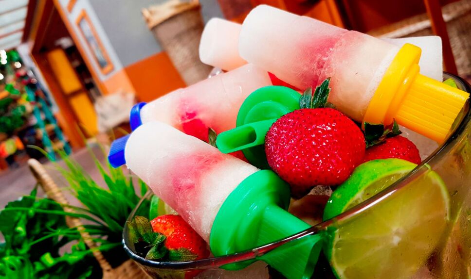 Receta Paletas de fruta
