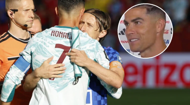 Cristiano Ronaldo y Luka Modric