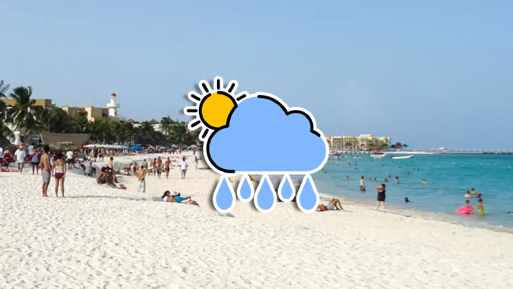 ¿Paraguas o protector solar_ Así será el clima en Playa del Carmen para HOY 15 de marzo de 2026.webp