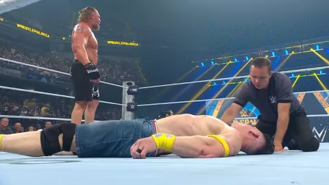 Así fue la derrota de John Cena vs Brock Lesnar en WWE Wrestlepalooza