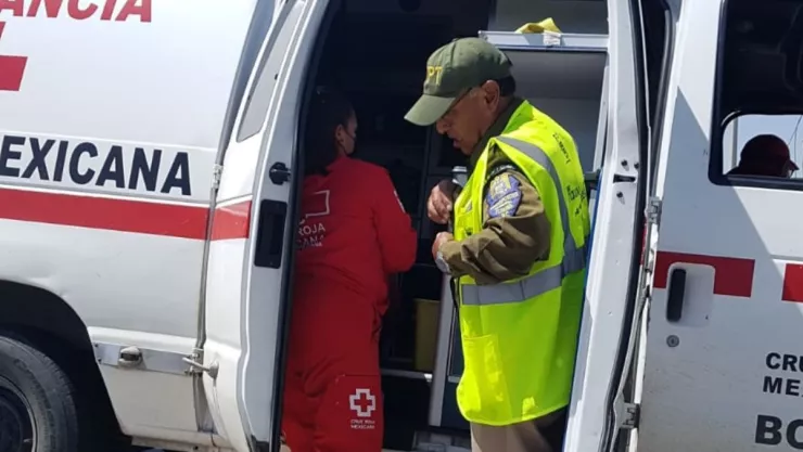 Agente de tránsito atropellado