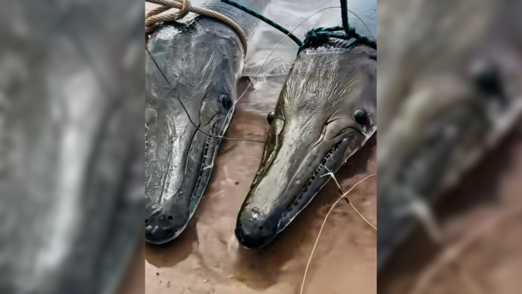 Capturan extraños peces en Florida que sorprenden por su tamaño y aspecto prehistórico.png