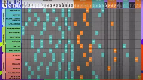 Calendario Mundial 2026