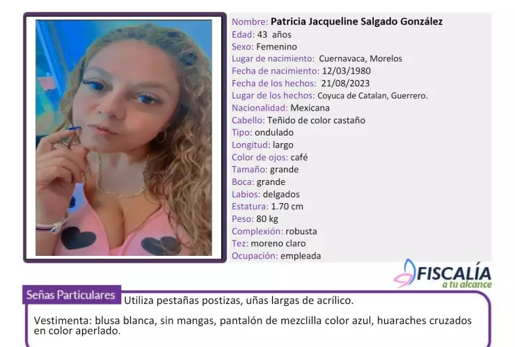 MP de Coyuca de Catalán Patricia Jaqueline Salgado