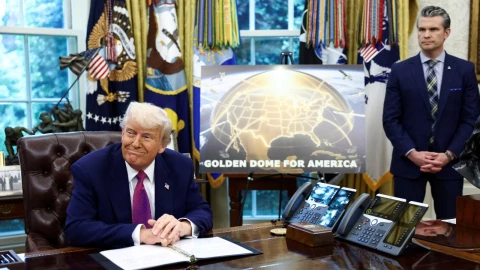 EU construirá un escudo antimisiles espacial llamado “Domo Dorado”, según anunció Trump. Estará operativo antes de 2029.