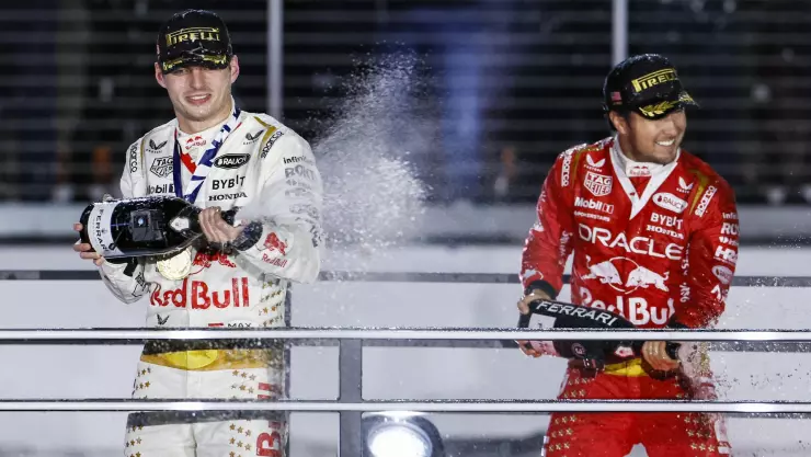 Max Verstappen y Sergio ‘Checo’ Pérez, GP de Las Vegas