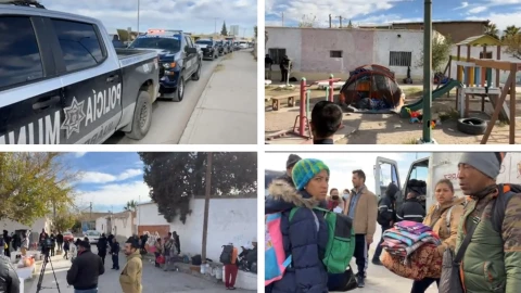 Migrantes venezolanos Ciudad Juárez desalojo