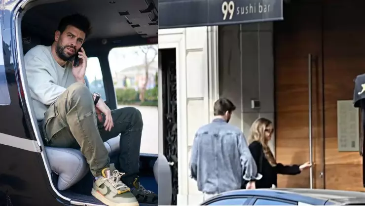 Piqué ya besa en público a Clara Chía y sin miedo