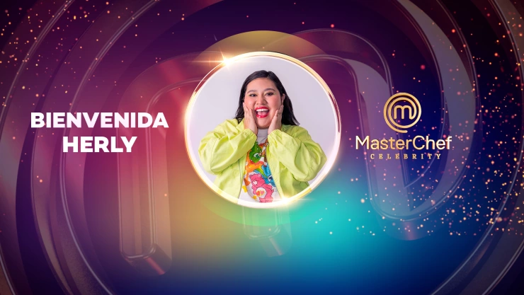 Imagen de Herly RG en anuncio de MasterChef Celebrity
