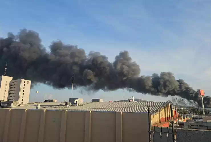 Se registra otro incendio en una bodega en el Álamo Industrial HOY 4 de mayo