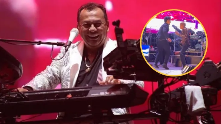 La Tía Lupe baila al ritmo de Alfredo El Pulpo y sus Teclaldos