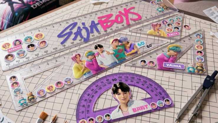 5 ideas para decorar tu juego de geometría de los Saja Boys