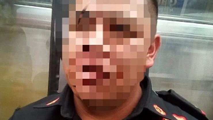 Policía agredido metro Tacubaya