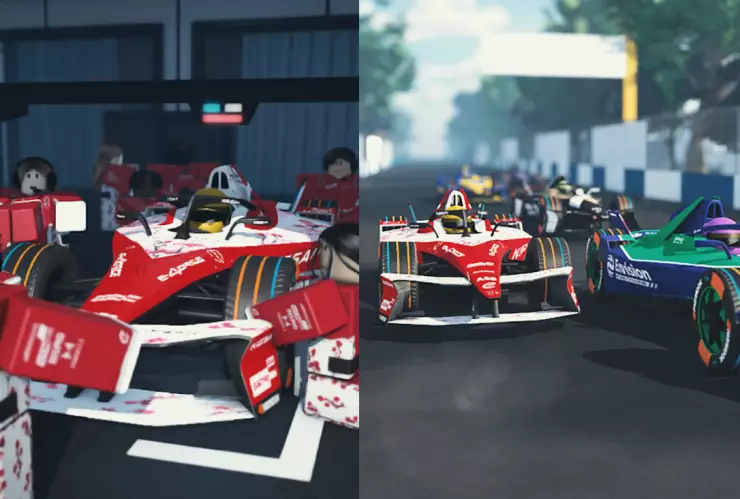 Fórmula E y Roblox