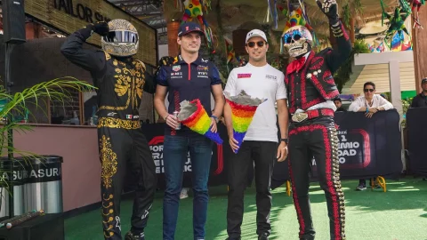 Checo Pérez y Max Verstappen se encuentran listos para la carrera del GP de México 2023