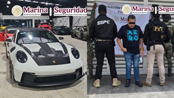 Le quitaron su colección de 15 coches de lujo: Cae Justo “N”, presunto operador del Cártel del Noreste en Mérida, Yucatán