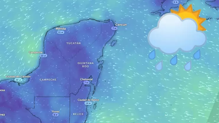 ¿Qué esperar para el clima en Cancún y Quintana Roo hoy? Lluvias y ambiente caluroso