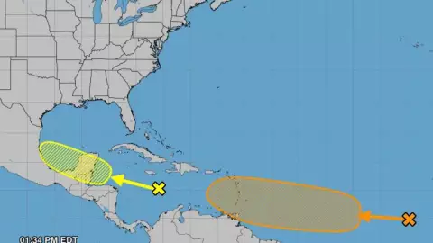 Esta es la FECHA en que podrían impactar los dos posibles ciclones tropicales en Yucatán
