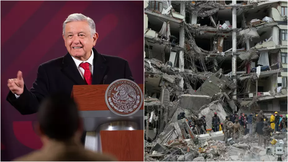 AMLO instruye a SRE organizar ayuda para Turquía y Siria por terremoto