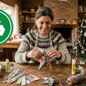 /estilo-de-vida/manualidades-navideñas-3-diseños-estrellas-papel-reciclado