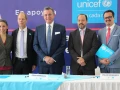 De izquierda a derecha. Gema Jiménez O´´ Farril, Christian Skoog, Jorge Garralda, Oscar Hernández y César Montes de Oca.