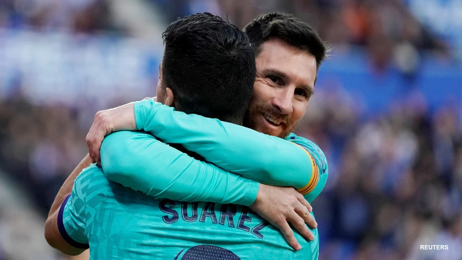 Messi y Luis Suárez