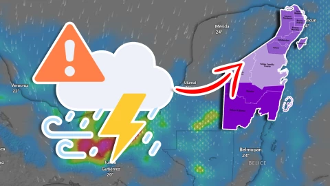 ¿Martes lluvioso__ Este el clima en Cancún y Quintana Roo HOY 17 de marzo de 2026.webp