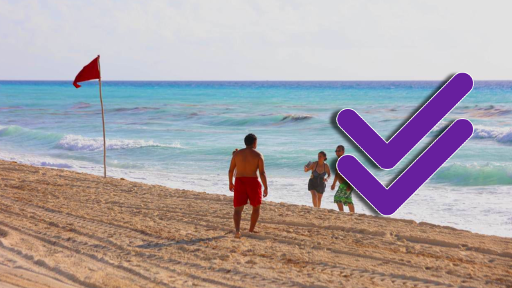 Este es el estado de las playas de Cancún en las que puedes nadar este 17 de marzo de 2026.webp
