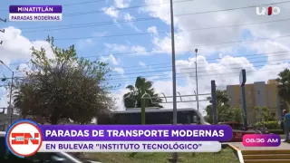 Paradas sin techo en Minatitlán han generado inconformidad entre usuarios del transporte público