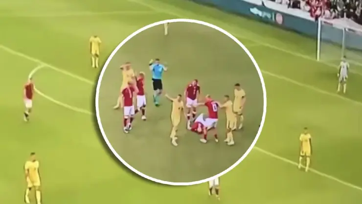 ¡Pánico en la cancha! Futbolista se desploma en pleno partido; así captaron el momento