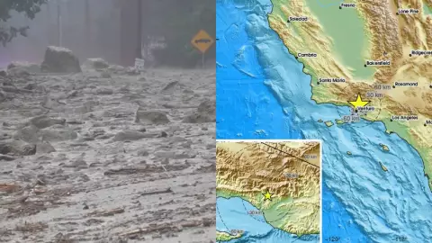 Se registró un temblor en California en medio de la tormenta Hilary; esto debes saber