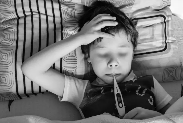 Enfermedad respiratoria en niños.