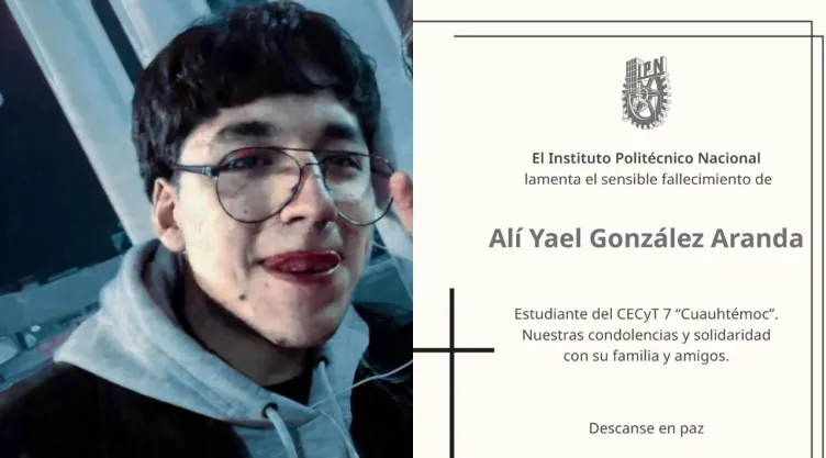 Muere Ali Yael González, estudiante del IPN.