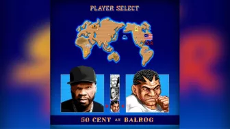 Curtis “50 Cent” Jackson interpretando a Balrog.