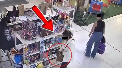 captan a abuelita robando en plaza dorada puebla
