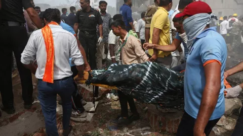 Sobreviviente del choque de avion en India