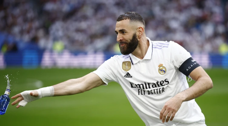 Karim Benzema en su último juego con el Real Madrid