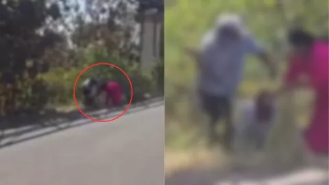 VIDEO | Pareja embosca a un hombre y lo asesina a puñaladas en todo el cuerpo; presuntamente era el amante