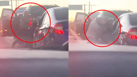 Pelea entre conductores