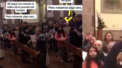 Fantasma en iglesia
