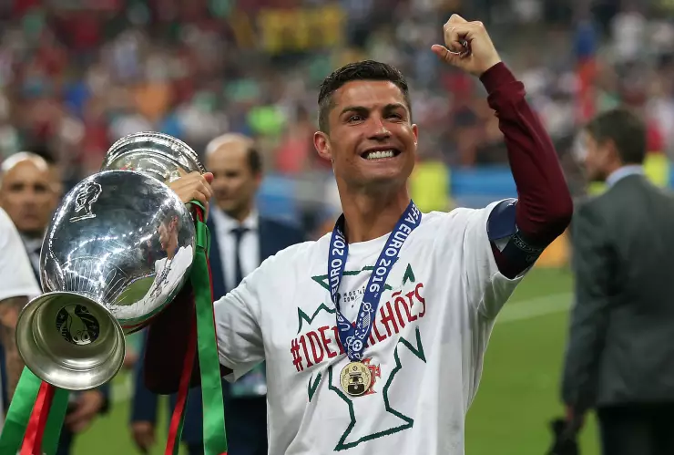 Cristiano Ronaldo campeón con Portugal