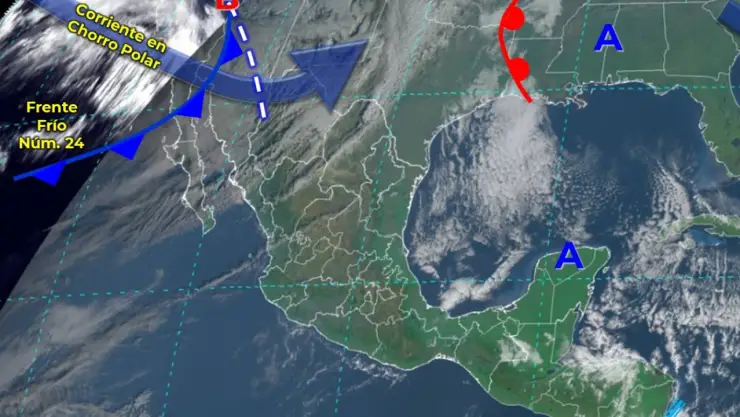 Otro frente frío llega a BC y traerá fuertes lluvias esta semana