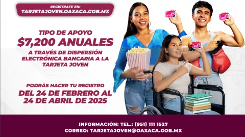 Tarjeta joven 2025: Pasos para obtener 7 mil 200 pesos